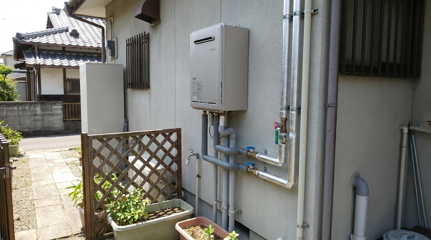 給湯器交換や設備交換のイメージ